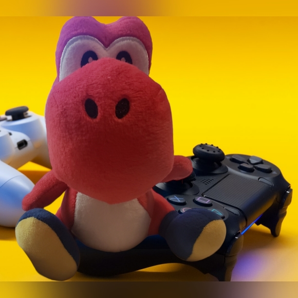 Red Yoshi Plush Super Mario Bros Nintendo Taito 9" Collection Dinosaur Yoshi - Picture 1 of 6